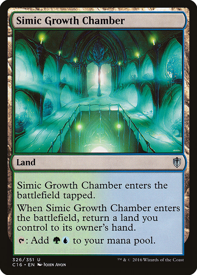 Simic Growth Chamber [Commander 2016] | Deep Dive Games St. Marys