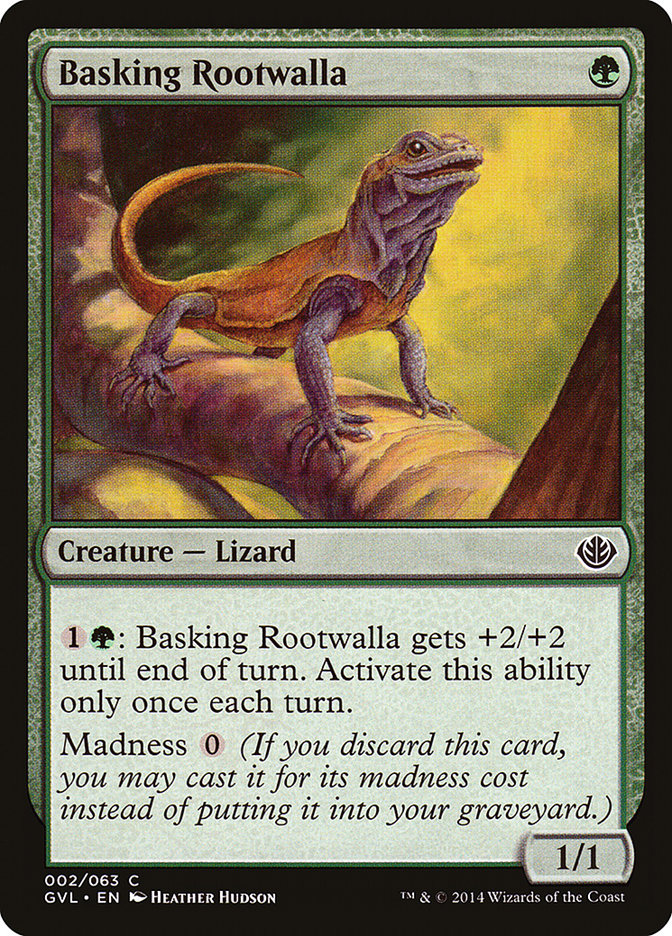 Basking Rootwalla (Garruk vs. Liliana) [Duel Decks Anthology] | Deep Dive Games St. Marys