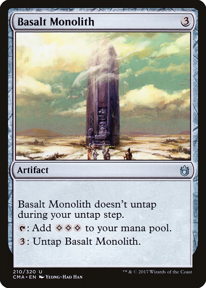 Basalt Monolith [Commander Anthology] | Deep Dive Games St. Marys