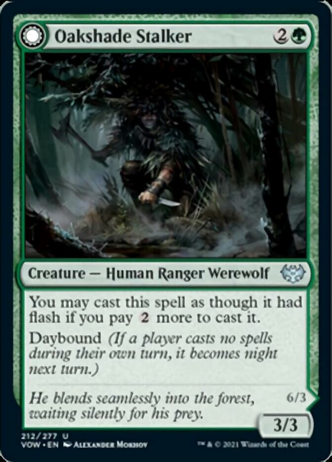 Oakshade Stalker // Moonlit Ambusher [Innistrad: Crimson Vow] | Deep Dive Games St. Marys