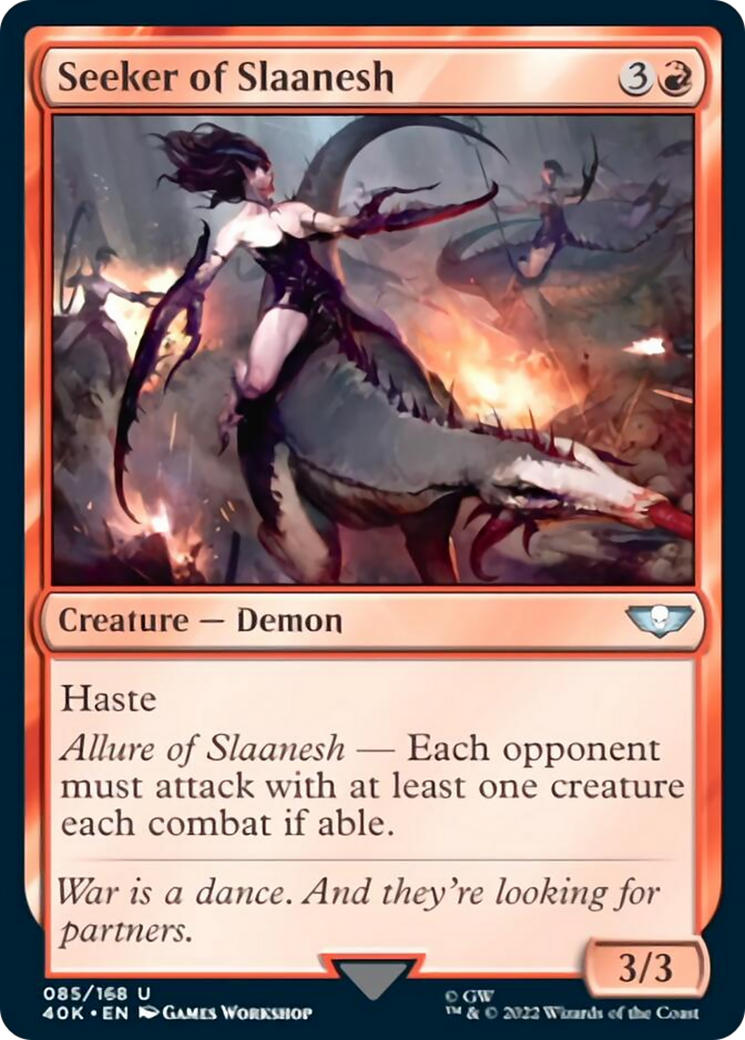 Seeker of Slaanesh (Surge Foil) [Warhammer 40,000] | Deep Dive Games St. Marys