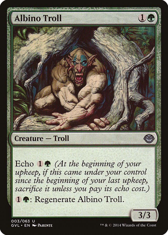 Albino Troll (Garruk vs. Liliana) [Duel Decks Anthology] | Deep Dive Games St. Marys