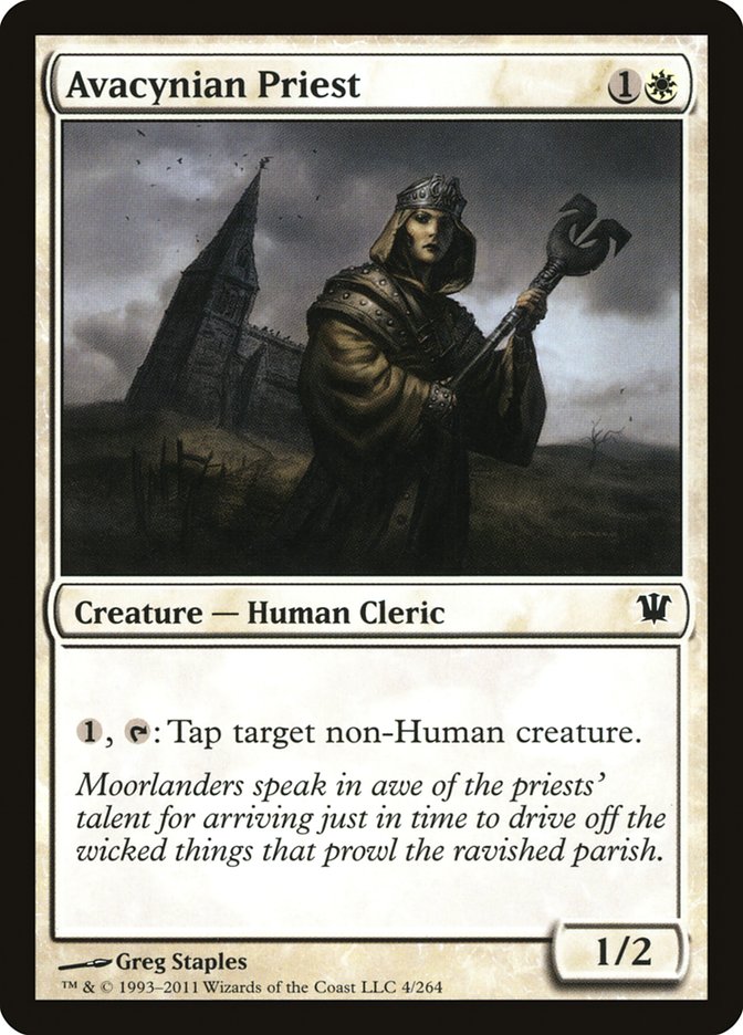 Avacynian Priest [Innistrad] | Deep Dive Games St. Marys
