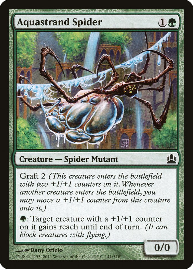 Aquastrand Spider [Commander 2011] | Deep Dive Games St. Marys
