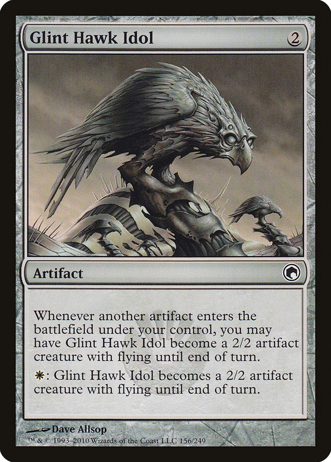 Glint Hawk Idol [Scars of Mirrodin] | Deep Dive Games St. Marys