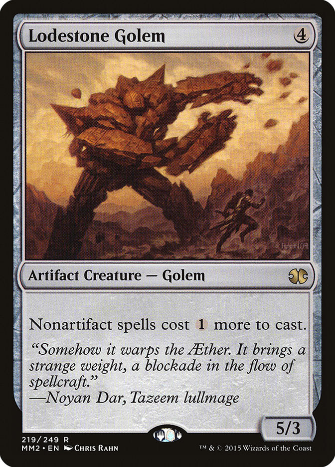 Lodestone Golem [Modern Masters 2015] | Deep Dive Games St. Marys