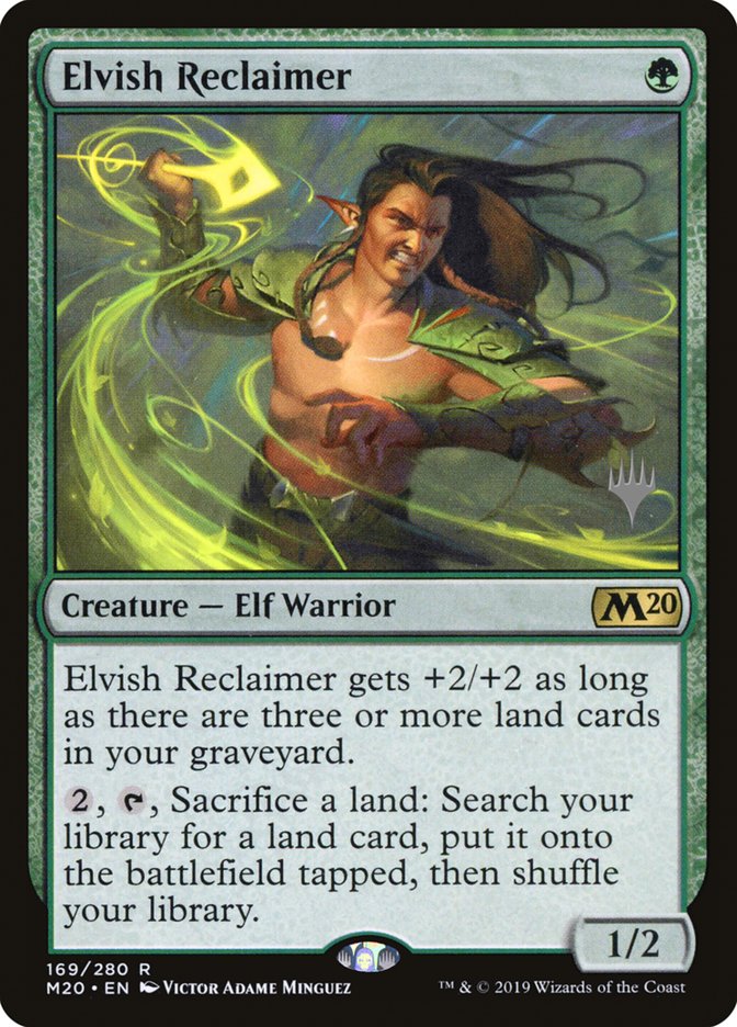 Elvish Reclaimer (Promo Pack) [Core Set 2020 Promos] | Deep Dive Games St. Marys