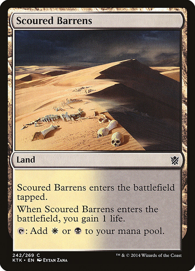 Scoured Barrens [Khans of Tarkir] | Deep Dive Games St. Marys