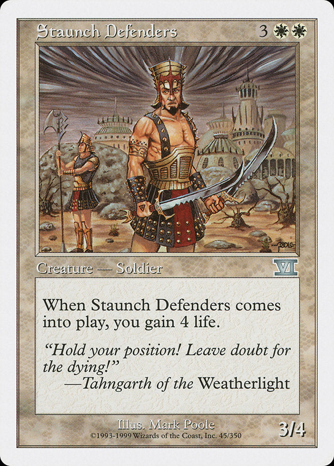 Staunch Defenders [Classic Sixth Edition] | Deep Dive Games St. Marys