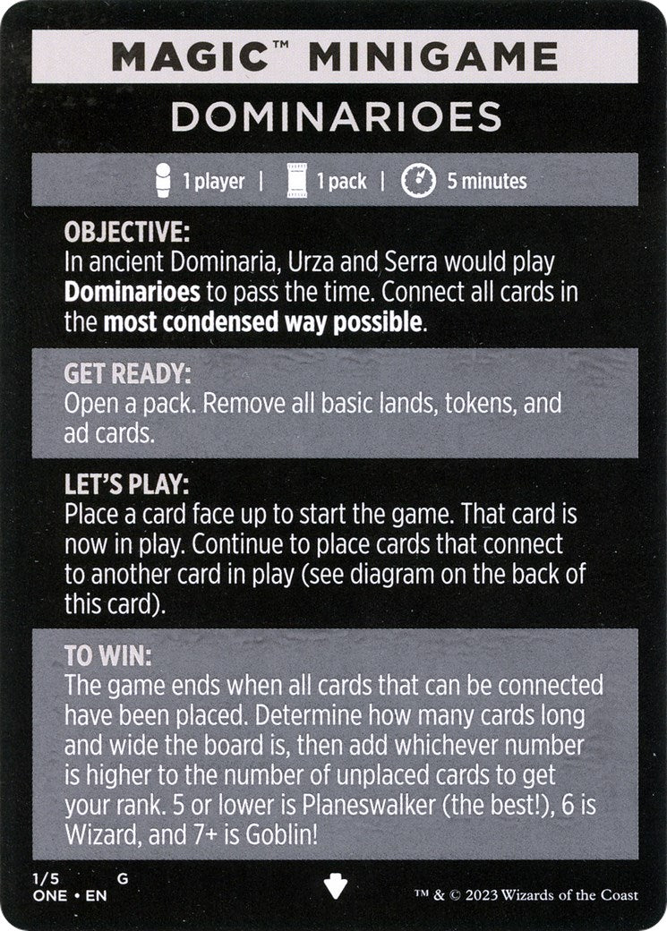 Dominarioes (Magic Minigame) [Phyrexia: All Will Be One Minigame] | Deep Dive Games St. Marys