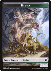 Angel Warrior // Hydra Double-Sided Token [Zendikar Rising Tokens] | Deep Dive Games St. Marys