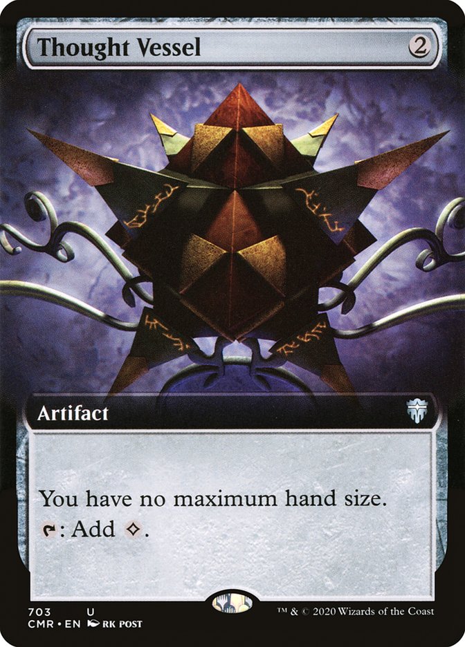 Thought Vessel (Extended Art) [Commander Legends] | Deep Dive Games St. Marys