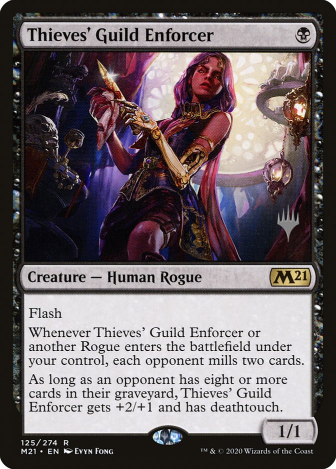 Thieves' Guild Enforcer (Promo Pack) [Core Set 2021 Promos] | Deep Dive Games St. Marys