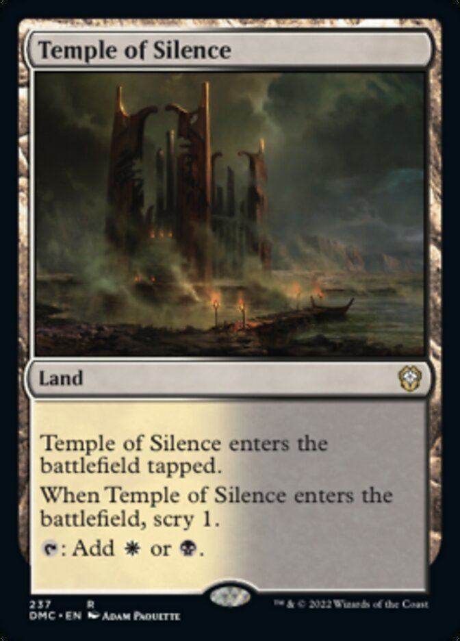 Temple of Silence [Dominaria United Commander] | Deep Dive Games St. Marys