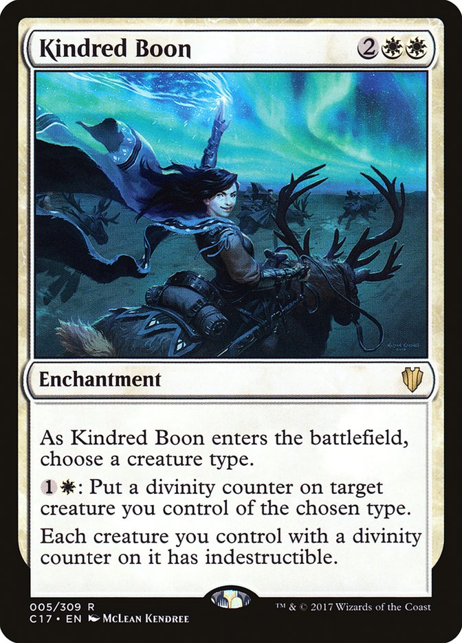 Kindred Boon [Commander 2017] | Deep Dive Games St. Marys