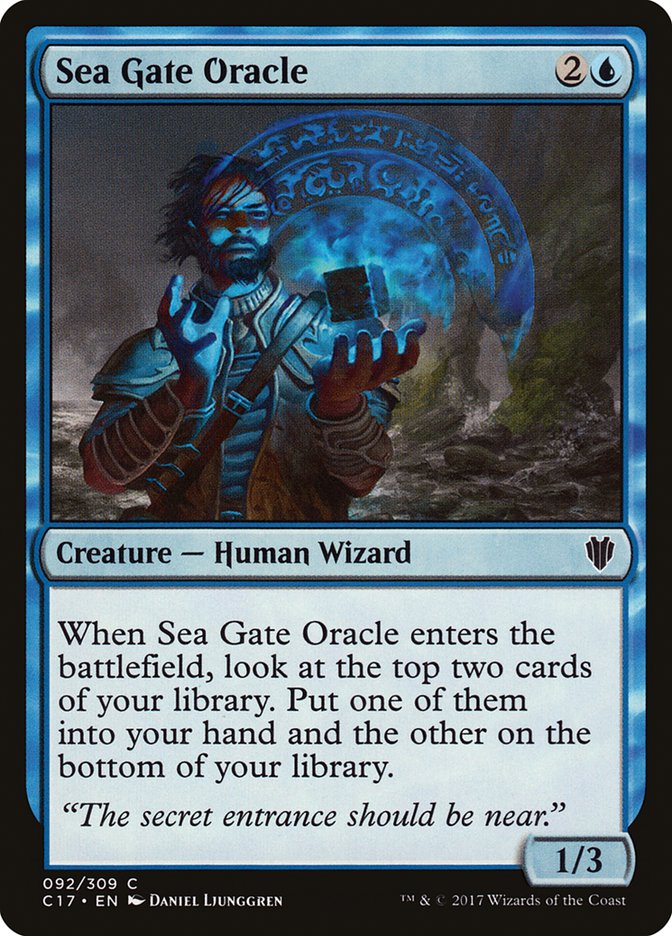 Sea Gate Oracle [Commander 2017] | Deep Dive Games St. Marys