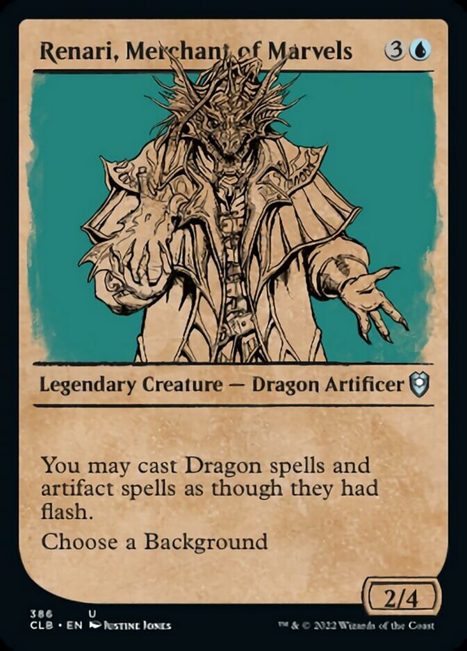 Renari, Merchant of Marvels (Showcase) [Commander Legends: Battle for Baldur's Gate] | Deep Dive Games St. Marys