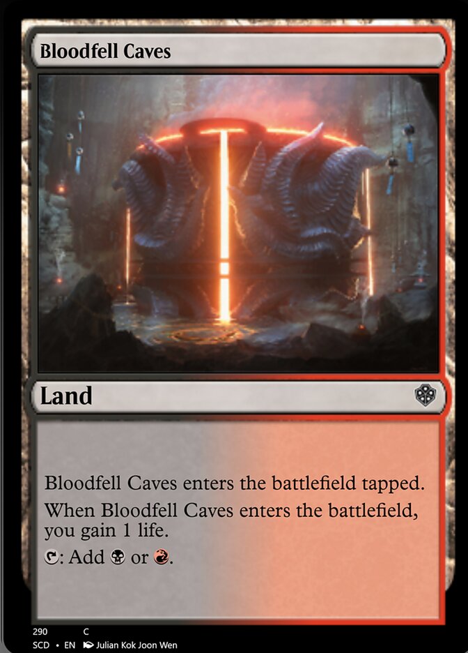 Bloodfell Caves [Starter Commander Decks] | Deep Dive Games St. Marys