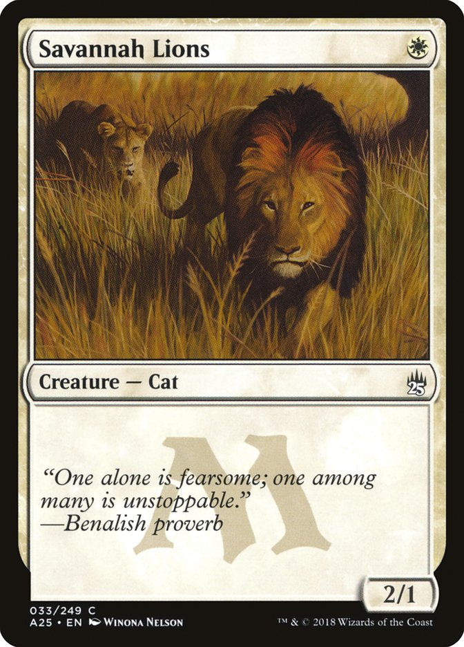 Savannah Lions [Masters 25] | Deep Dive Games St. Marys