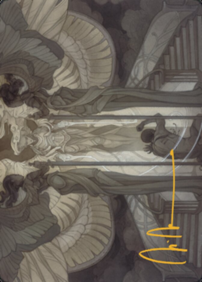 Prayer of Binding Art Card (Gold-Stamped Signature) [Dominaria United Art Series] | Deep Dive Games St. Marys