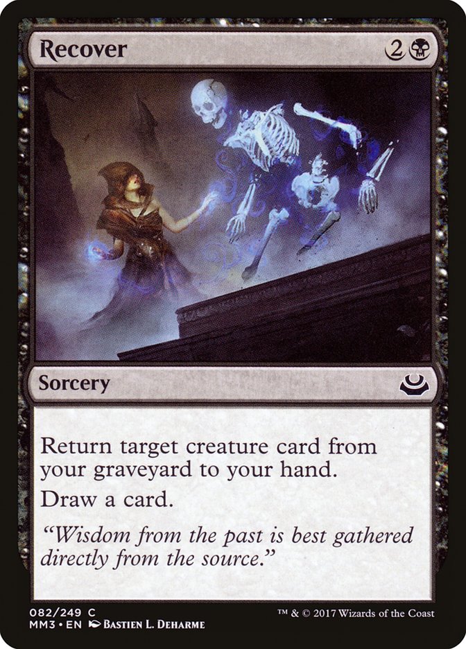 Recover [Modern Masters 2017] | Deep Dive Games St. Marys