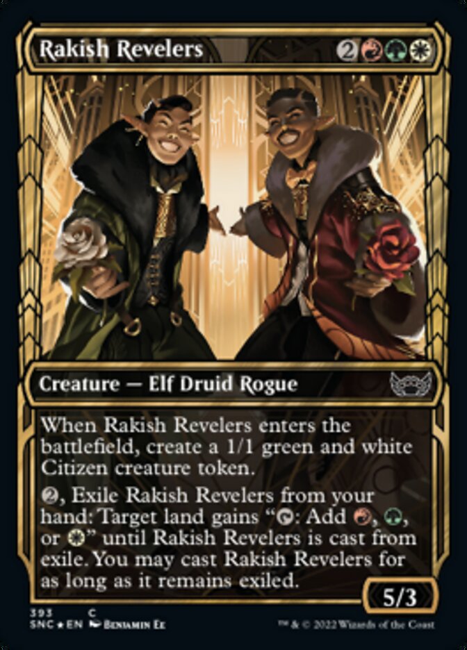 Rakish Revelers (Showcase Golden Age Gilded Foil) [Streets of New Capenna] | Deep Dive Games St. Marys