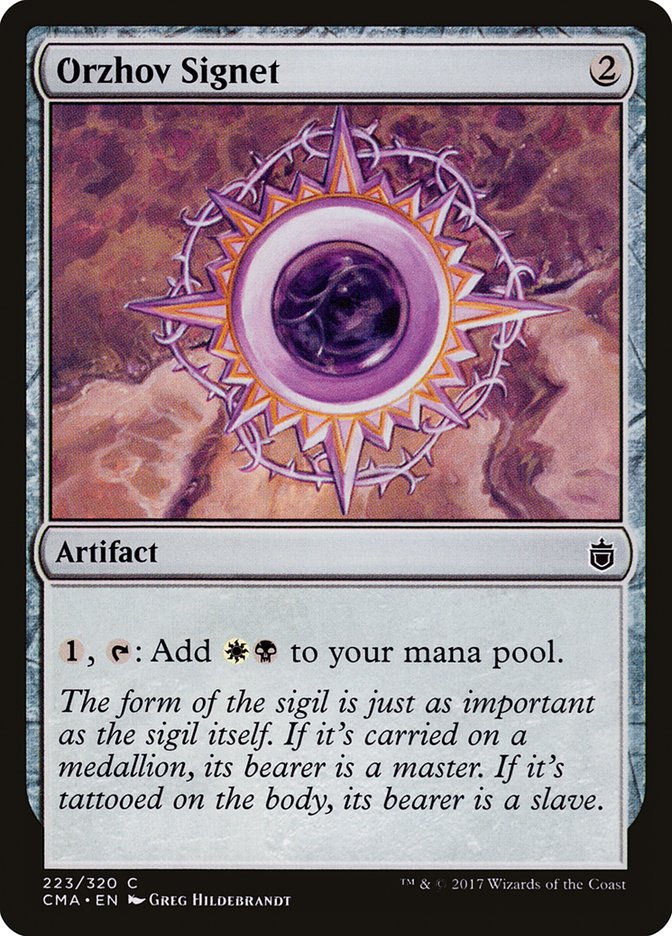 Orzhov Signet [Commander Anthology] | Deep Dive Games St. Marys