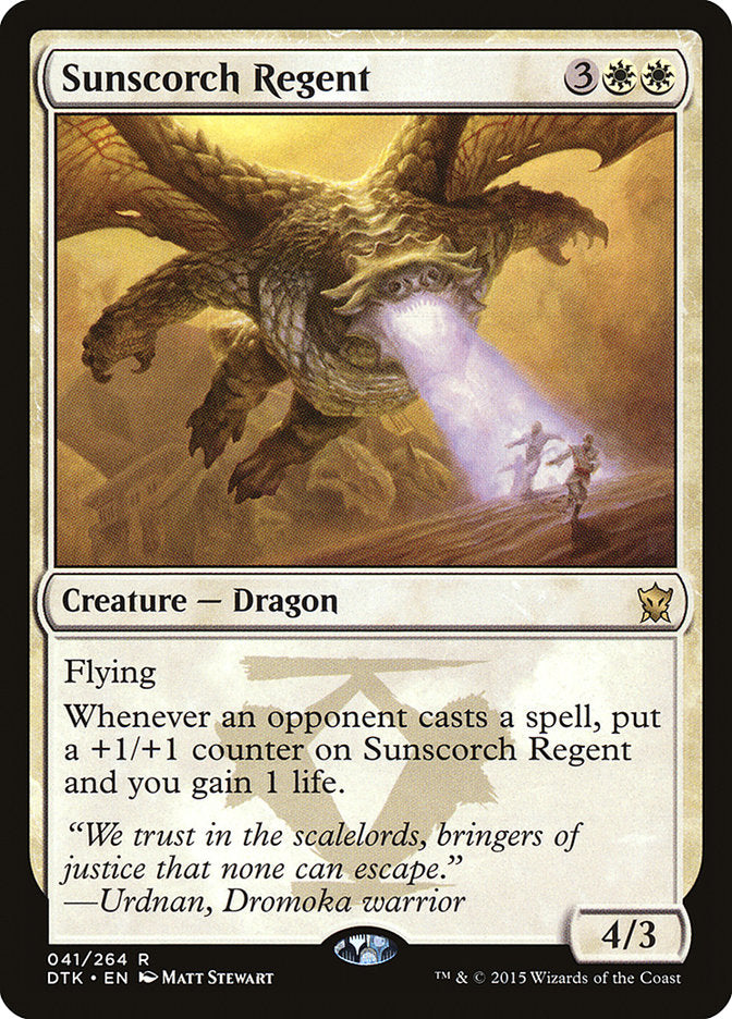 Sunscorch Regent [Dragons of Tarkir] | Deep Dive Games St. Marys