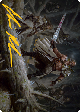 Tovolar, Dire Overlord 1 Art Card (Gold-Stamped Signature) [Innistrad: Midnight Hunt Art Series] | Deep Dive Games St. Marys
