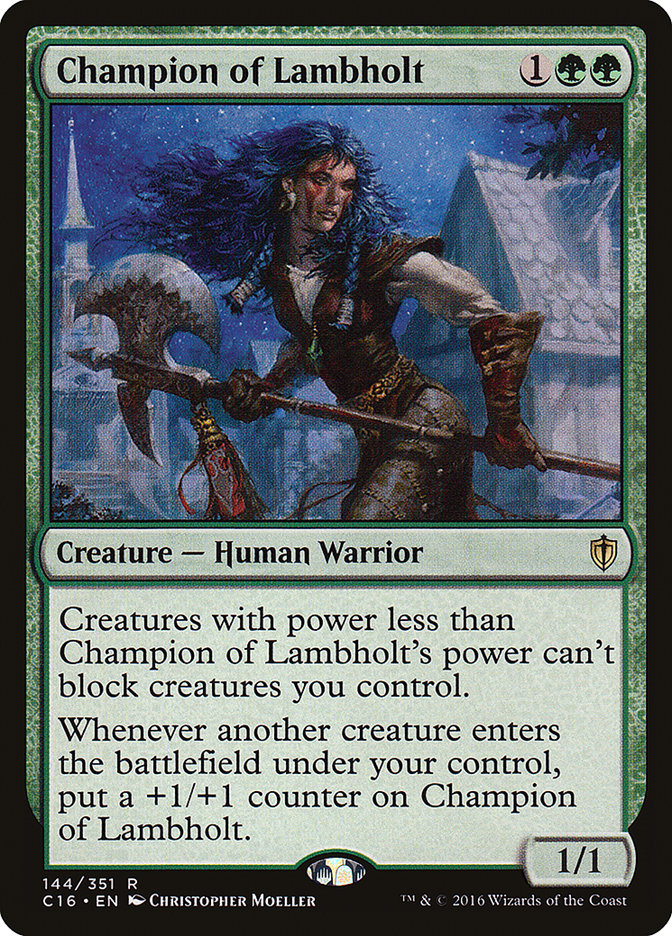 Champion of Lambholt [Commander 2016] | Deep Dive Games St. Marys