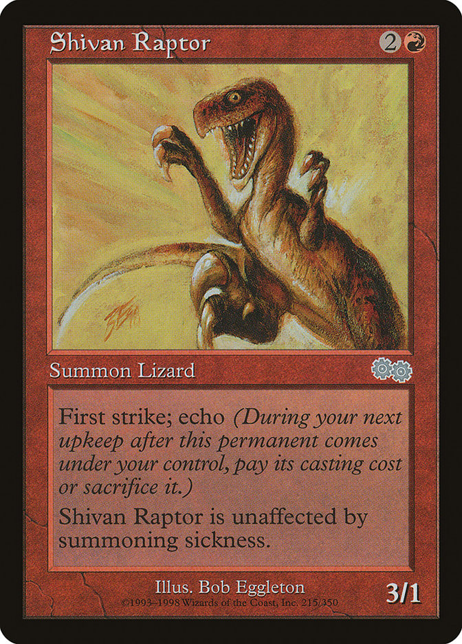 Shivan Raptor [Urza's Saga] | Deep Dive Games St. Marys