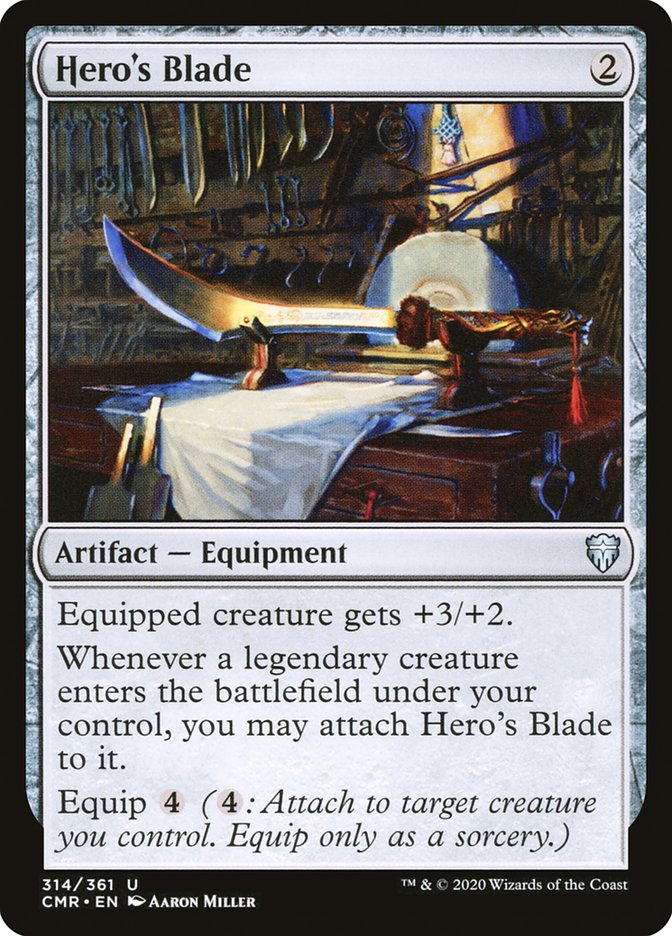 Hero's Blade (314) [Commander Legends] | Deep Dive Games St. Marys