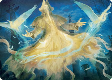 Heron-Blessed Geist Art Card [Innistrad: Crimson Vow Art Series] | Deep Dive Games St. Marys