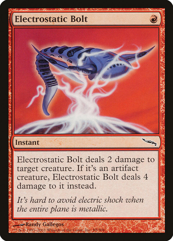 Electrostatic Bolt [Mirrodin] | Deep Dive Games St. Marys