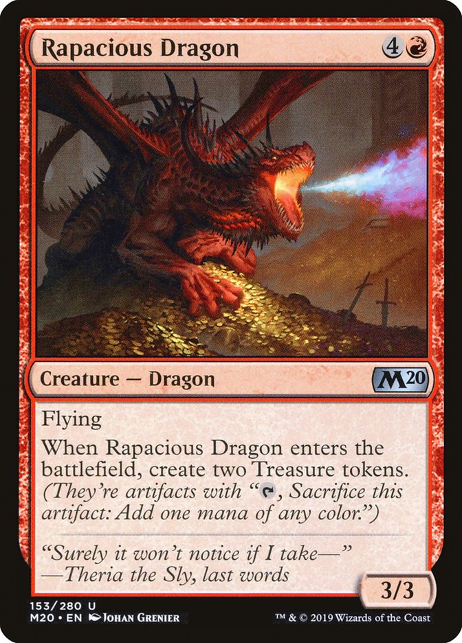 Rapacious Dragon [Core Set 2020] | Deep Dive Games St. Marys