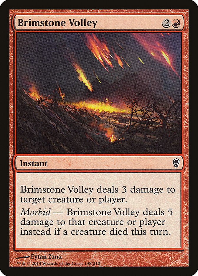 Brimstone Volley [Conspiracy] | Deep Dive Games St. Marys