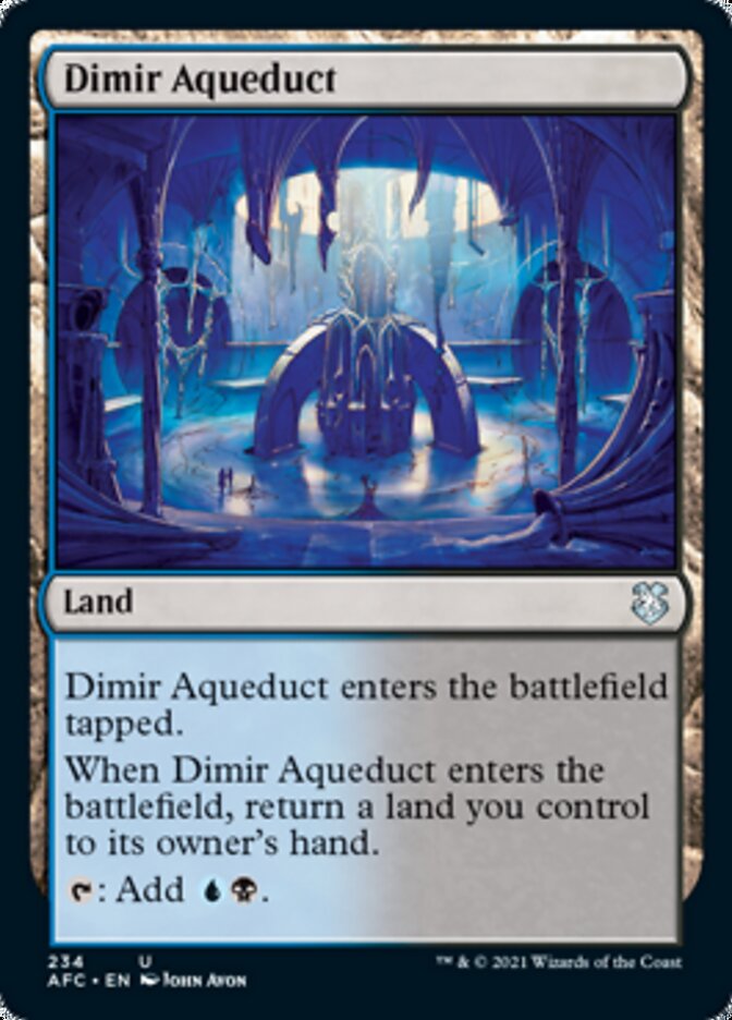 Dimir Aqueduct [Dungeons & Dragons: Adventures in the Forgotten Realms Commander] | Deep Dive Games St. Marys