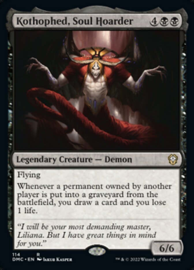 Kothophed, Soul Hoarder [Dominaria United Commander] | Deep Dive Games St. Marys