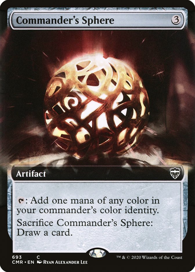 Commander's Sphere (Extended Art) [Commander Legends] | Deep Dive Games St. Marys