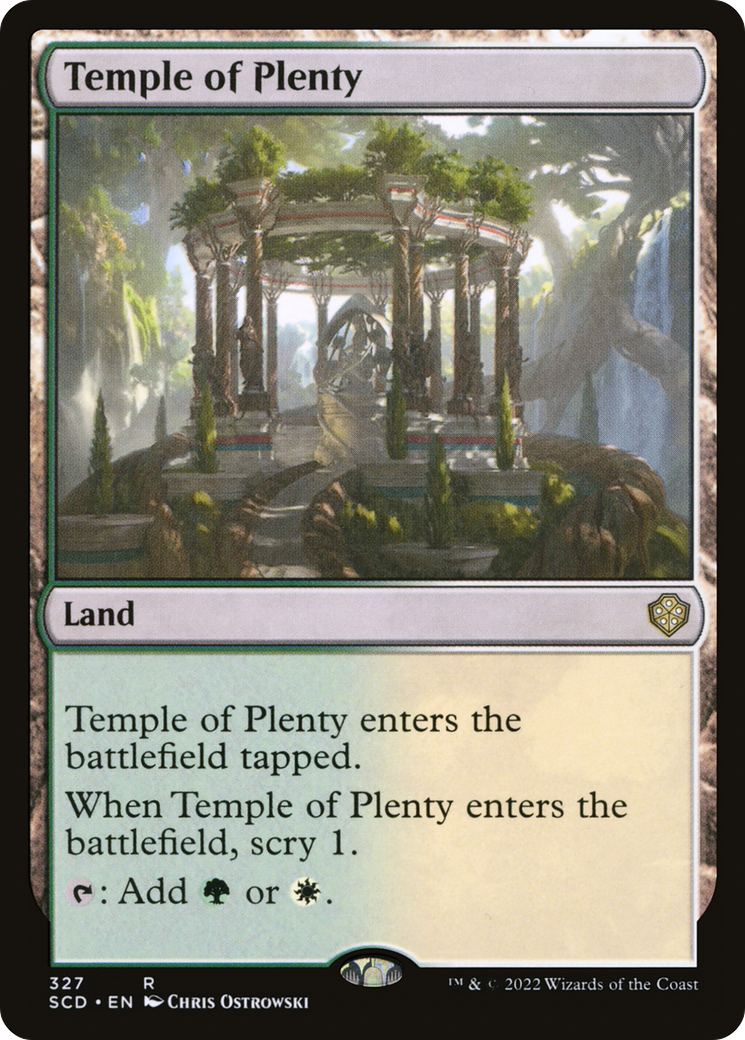 Temple of Plenty [Starter Commander Decks] | Deep Dive Games St. Marys