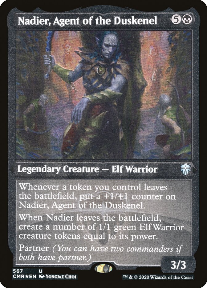 Nadier, Agent of the Duskenel (Etched) [Commander Legends] | Deep Dive Games St. Marys
