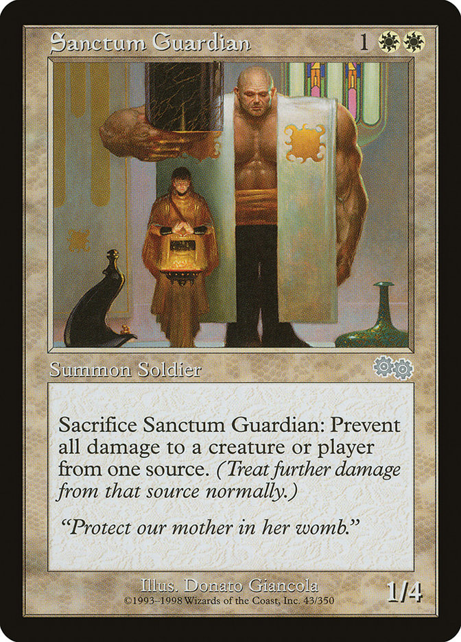 Sanctum Guardian [Urza's Saga] | Deep Dive Games St. Marys