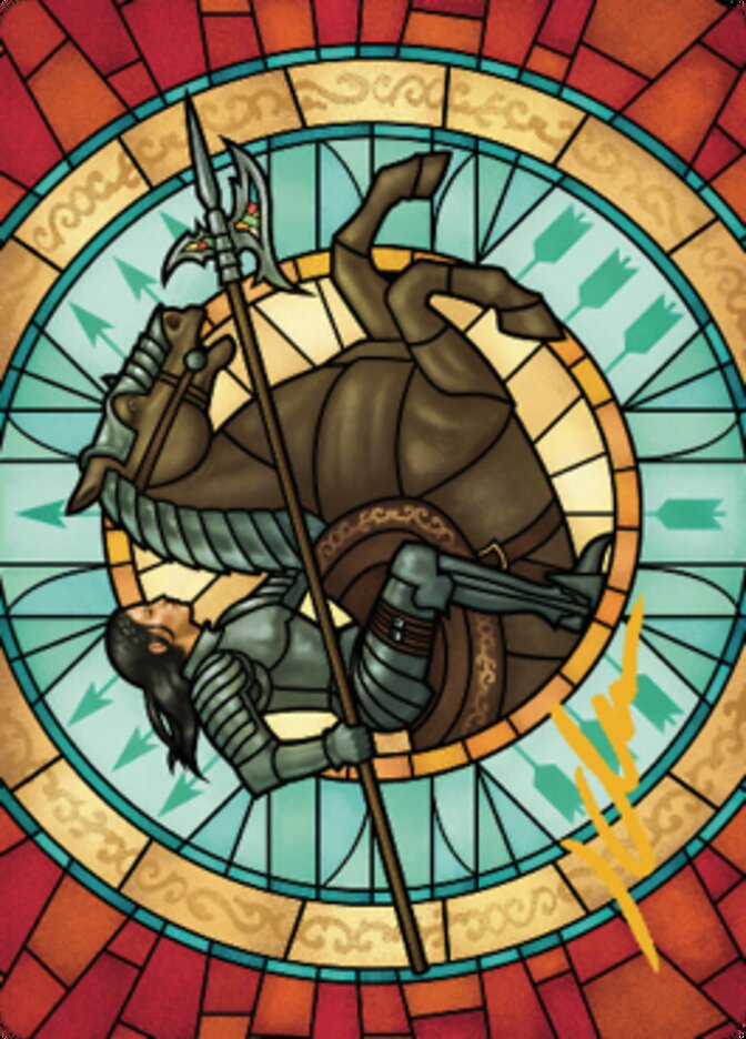 Tori D'Avenant, Fury Rider Art Card (Gold-Stamped Signature) [Dominaria United Art Series] | Deep Dive Games St. Marys