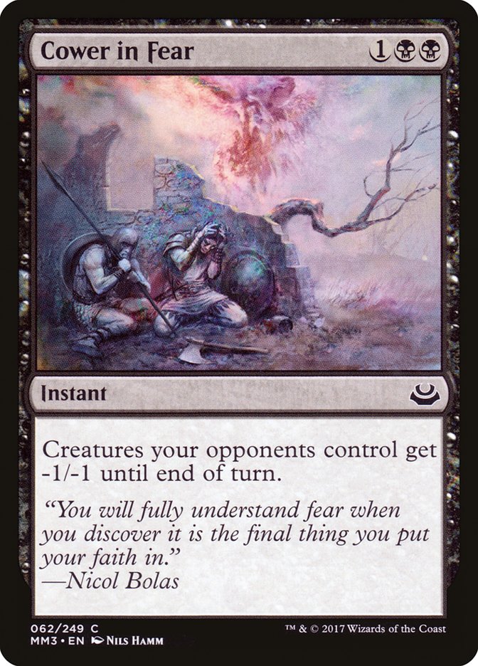 Cower in Fear [Modern Masters 2017] | Deep Dive Games St. Marys