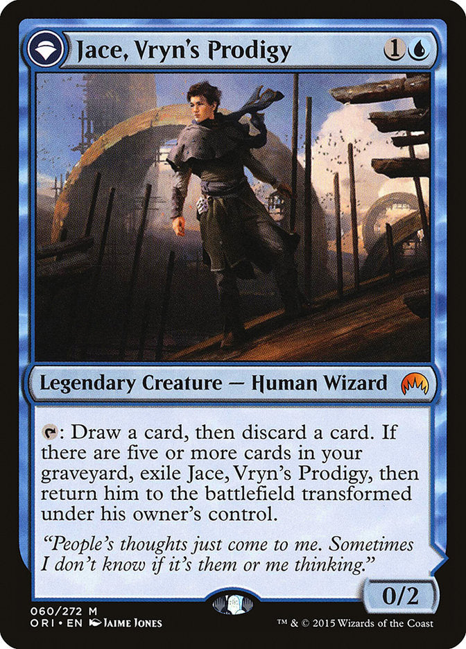 Jace, Vryn's Prodigy // Jace, Telepath Unbound [Magic Origins] | Deep Dive Games St. Marys
