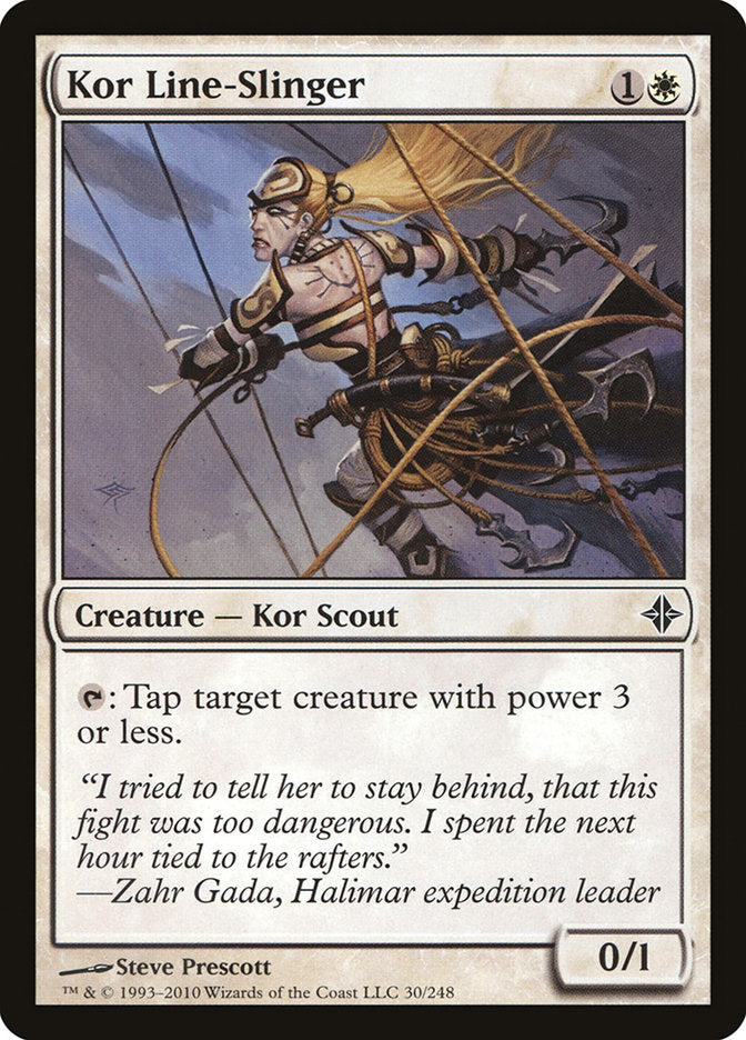 Kor Line-Slinger [Rise of the Eldrazi] | Deep Dive Games St. Marys