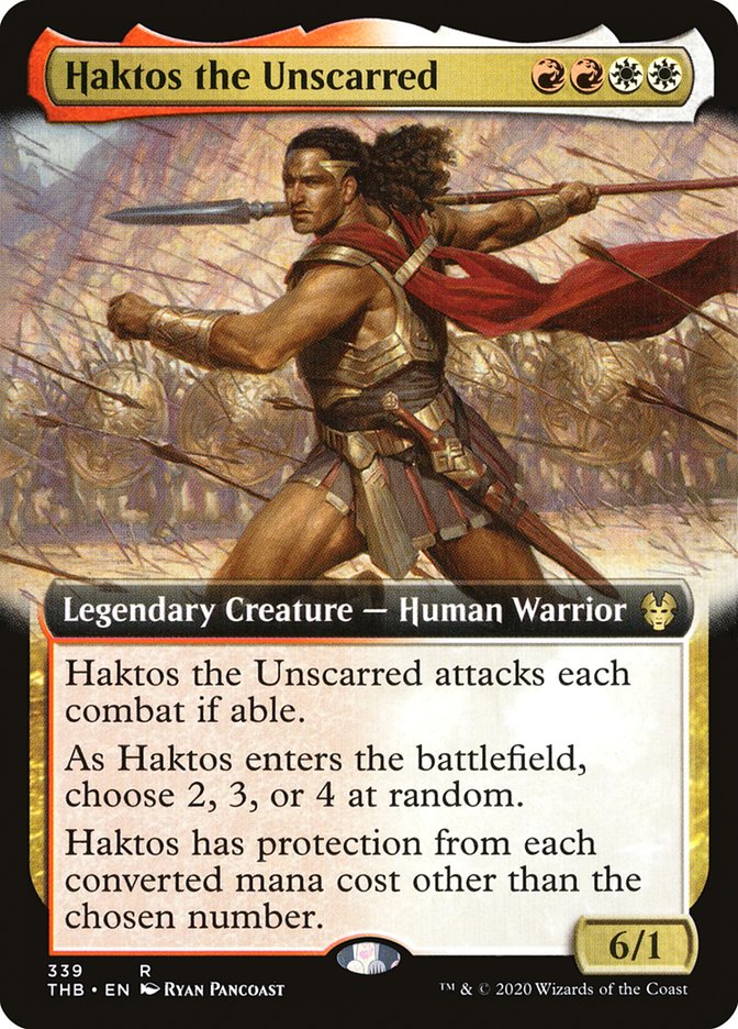 Haktos the Unscarred (Extended Art) [Theros Beyond Death] | Deep Dive Games St. Marys