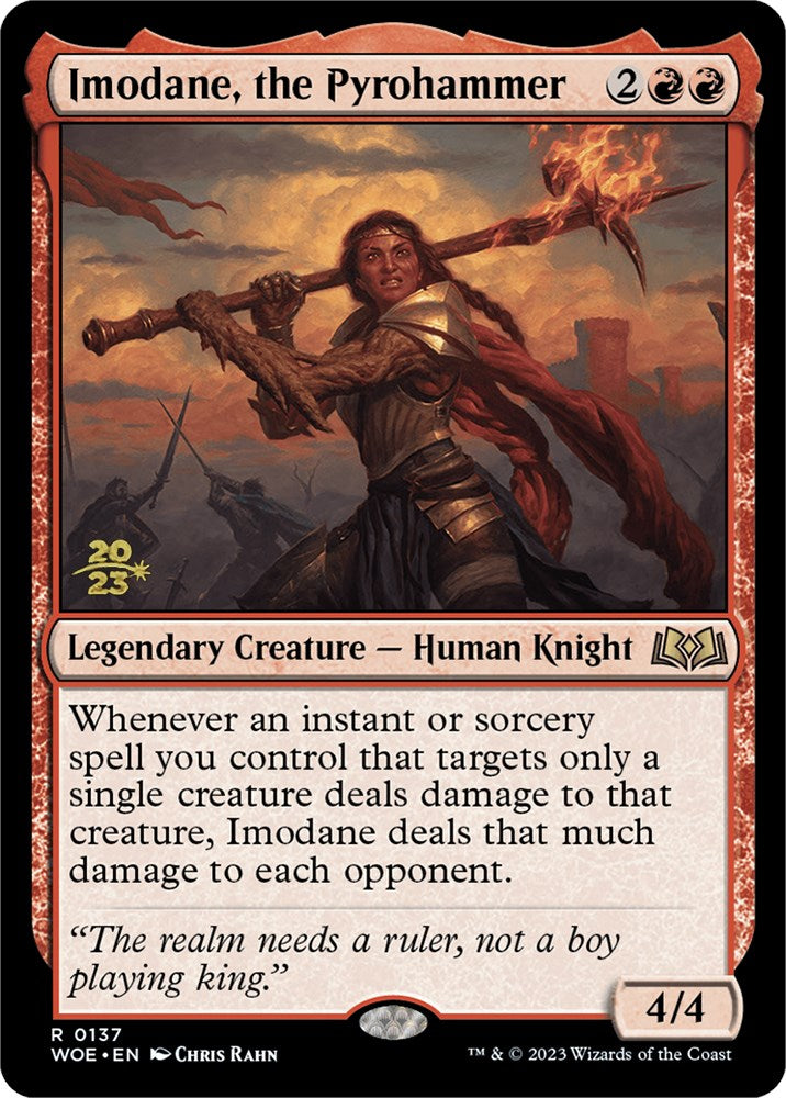 Imodane, the Pyrohammer [Wilds of Eldraine Prerelease Promos] | Deep Dive Games St. Marys