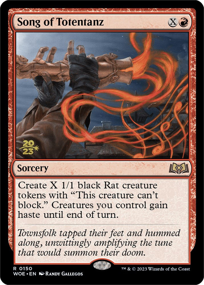 Song of Totentanz [Wilds of Eldraine Prerelease Promos] | Deep Dive Games St. Marys