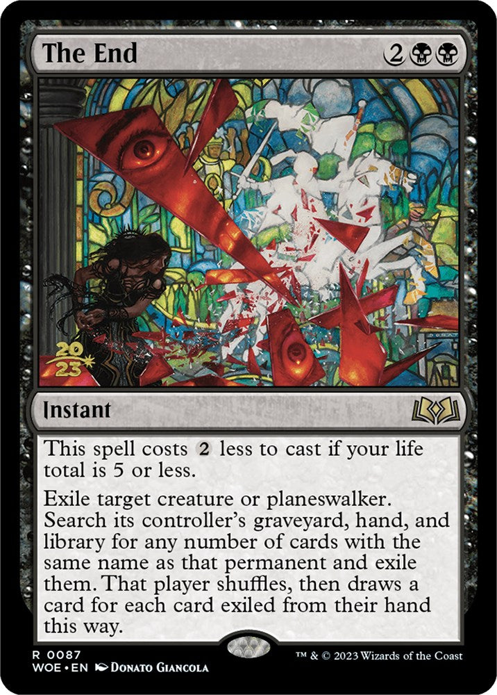 The End [Wilds of Eldraine Prerelease Promos] | Deep Dive Games St. Marys